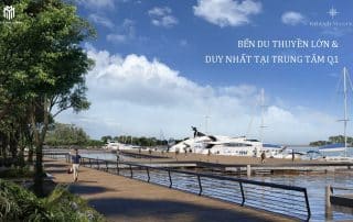 Bến du thuyền độc quyền ngay trước dự án Grand Marina Saigon nâng tầm chất sống thượng lưu. Đây là điểm đỗ sang trọng cho các chuyến du ngoạn trên sông, khẳng định đẳng cấp hoàn toàn riêng biệt của cư dân.